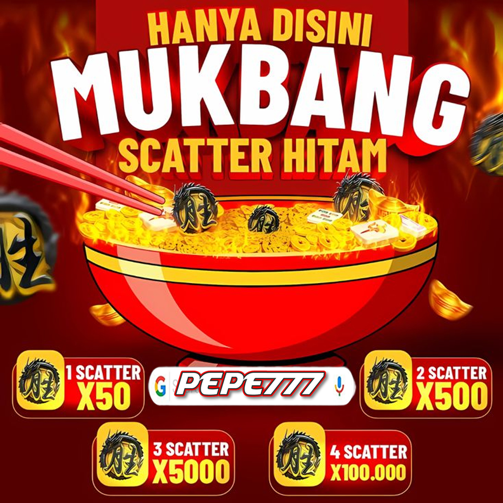 Pepe777 - Link Game Online Mukbang Scatter Hitam image 1